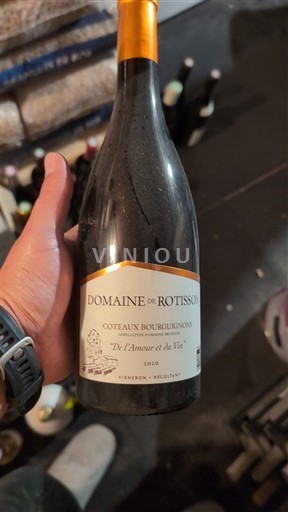 Burgundi Burgundin rinteet Domaine Rotisson De l'Amour et du Vin 2020