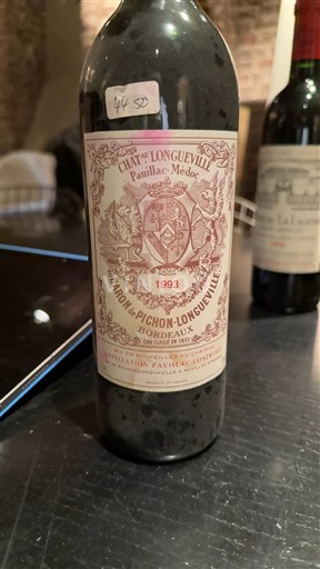 Bordeaux Pauillac Grand Cru Château Pichon Longueville Baron 1993