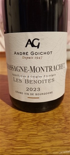 Burgundy Chassagne-Montrachet André Goichot Les Benoites 2023