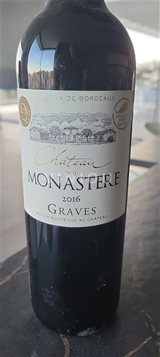 Bordeaux Graves Château Monastère 2016