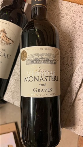 Bordeaux Graves Château Monastère 2016
