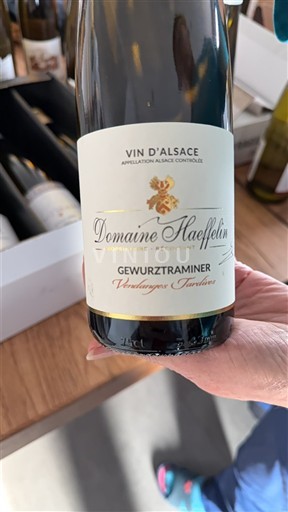 Alsacia Vendanges Tardives Domaine Haeffelin Gewurztraminer Vendanges Tardives 2022