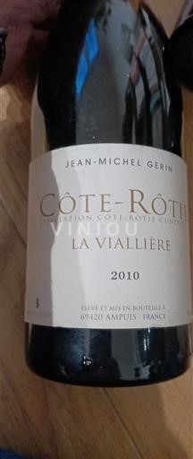 Vallée du Rhône Côte-rôtie Jean-Michel Gerin La Viallière 2010