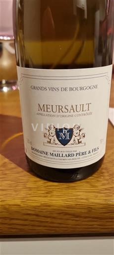 Burgundy Meursault Domaine Maillard Père & Fils 2023