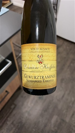 Alsacia Vendanges Tardives Domaine Haeffelin Gewurztraminer Vendanges Tardives 2020