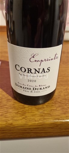 Rhône Valley Cornas Domaine Rand Empreintes 2020
