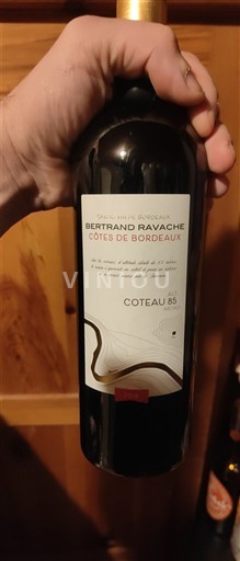 Bordeaux Côtes-de-Bordeaux Bertrand Ravache Coteau 85 2018