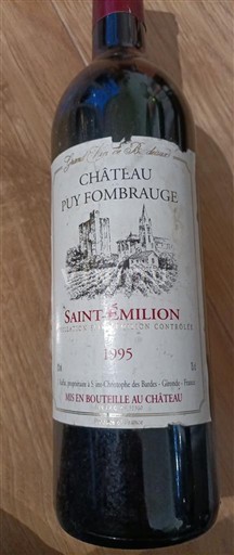 Bordeaux Saint-Émilion Château Puy Fombrauge 1995