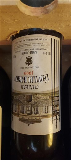 Burdeos Saint-Julien Grand Cru Château Léoville Barton 1999