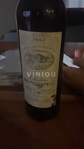 Bordéus Lussac-Saint-Émilion Château Pourteau 2004