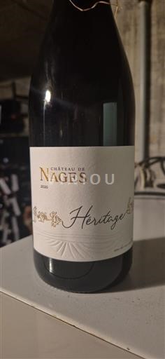 Valle del Ródano Costières de Nimes Château Nages Héritage 2020