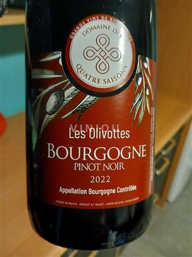 Borgogna Domaine S Quatre Saisons Les Olivottes 2022
