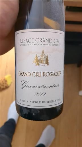 Alsasko Alsasko Grand Cru Grand Cru Cave Vinicole de Hunawihr Grand Cru Rosacker 2019