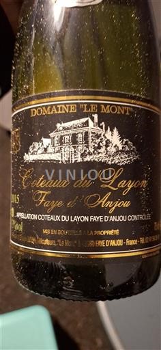 Vallée de la Loire Coteaux-du-layon Domaine Le Mont 2015