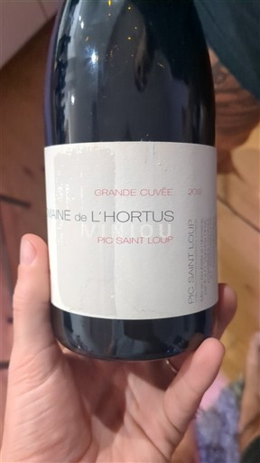 Languedoc Pic-saint-loup Domaine L'Hortus Grande 2019