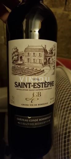 Burdeos Saint-Estèphe Château Condé Borieblanc Grand Réserve 2014