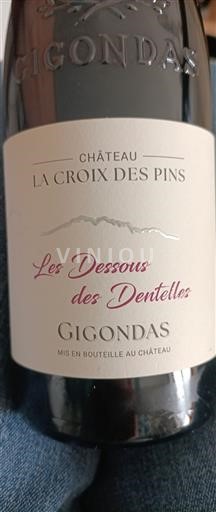 Rona dolina Gigondas Château La Croix des Pins Les Dessous des Dentelles 2022