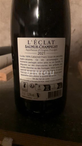 Loire Valley Saumur-Champigny L'Éclat 2021