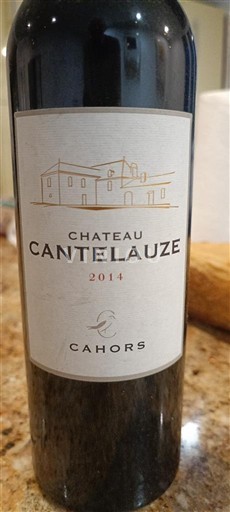 Sud-Ouest Cahors Château Cantelauze 2014