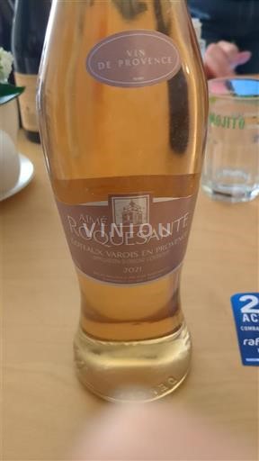 Provence Coteaux Varois en Provence Aimé Roquesante 2021