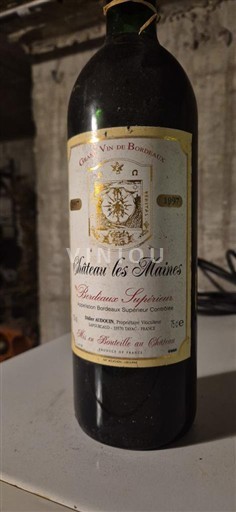 Bordeaux Bordeaux Supérieur Château Les Maines 1997