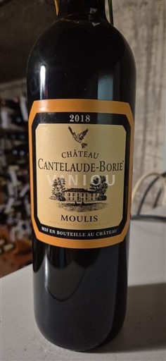 Bordeaux Moulis-en-Médoc Château Cantelaude-Borie 2018