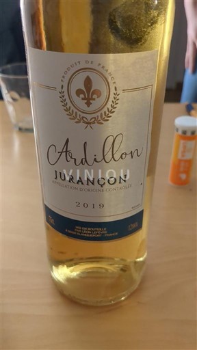 Jihozápad Jurançon Ardillon 2019