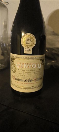 Vallée du Rhône Beaumes de Venise Héritages de Cavaroz 2021