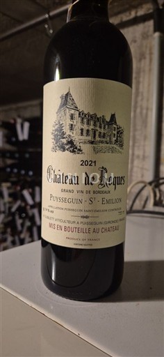 Bordeaux Puisseguin-saint-émilion Château Roques 2021
