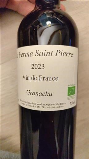 Valle del Ródano La Ferme Saint Pierre Granacha 2023