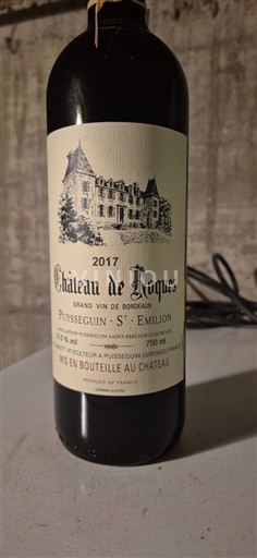Bordeaux Puisseguin-saint-émilion Château Roques 2017