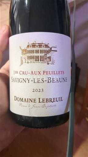 Borgoña Savigny-lès-Beaune Premier Cru Domaine Lebreuil 1er Cru Aux Peuillets 2023
