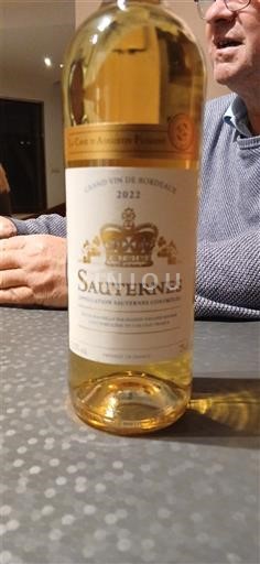 Bordeaux Sauternes Cave d'Augustin Florent 2022