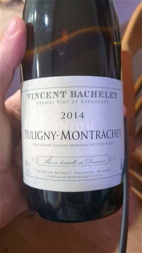 Borgogna Puligny-Montrachet Vincent Bachelet 2014