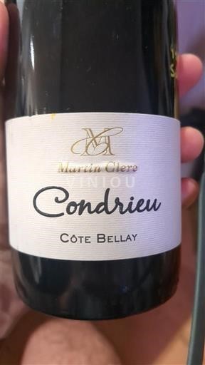 Rhône-dalen Condrieu Martin Clerc Côte Bellay 2019
