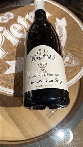 Rhône Valley Châteauneuf-du-Pape Domaine S Pères de l'Église Le Calice de Saint Pierre 2024