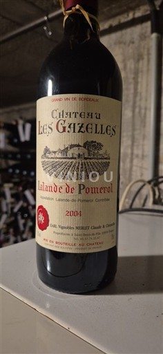 Bordeaux Lalande-de-Pomerol Château Les Gazelles 2004