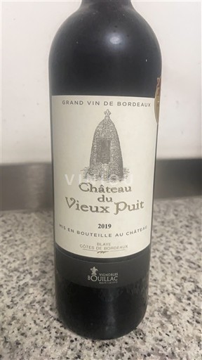Bordeaux Blaye-Côtes-de-Bordeaux Château Vieux Puit 2019