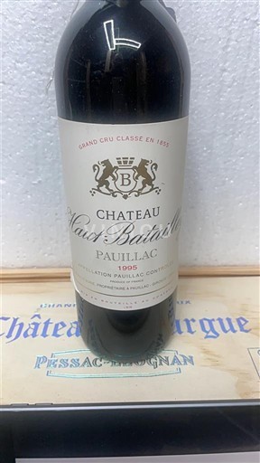Bordéus Pauillac Grand Cru Château Haut-Batailley 1995