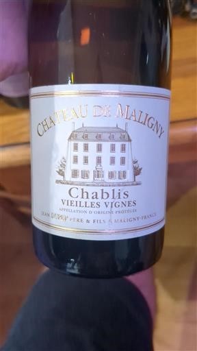 Burgundi Chablis Château Maligny Vieilles Vignes Ei vuosikertaa