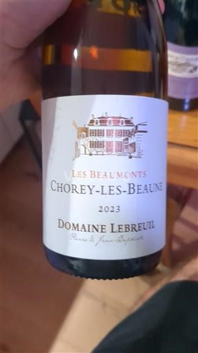 Burgund Chorey-lès-Beaune Domaine Lebreuil Les Beaumonts 2023