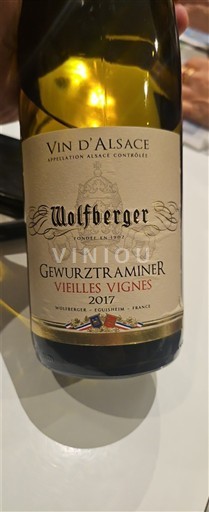 Alsacia Wolfberger Gewurztraminer Vieilles Vignes 2017