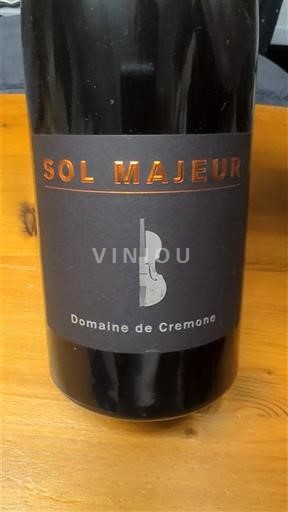 Sydvestfrankrig Côtes du Lot Domaine Cremone Sol Majeur 2015