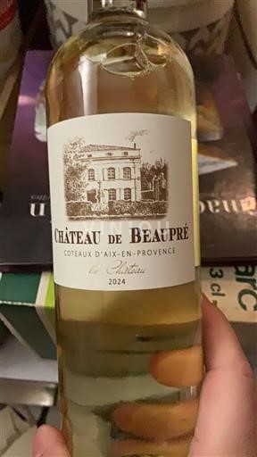 Provansa Coteaux d'Aix-en-Provence Château Beaupré 2024
