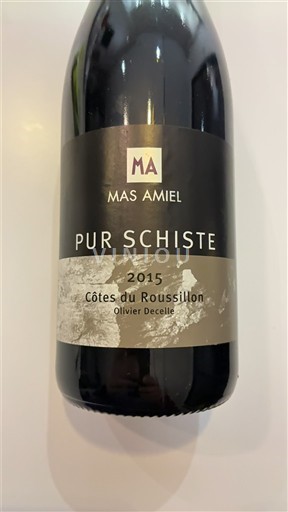 Roussillon Côtes-du-Roussillon Mas Amiel Pur Schiste 2015