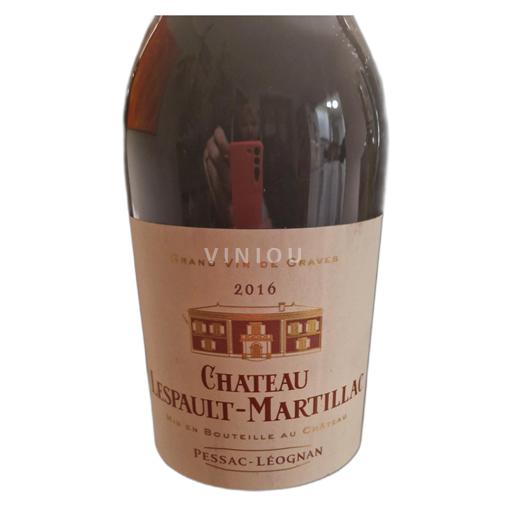 Bordéus Pessac-Léognan Château Lespault-Martillac 2016