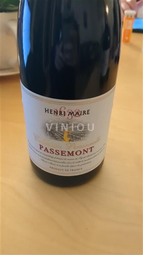 Jura Arbois Henri Maire Passemont 2022