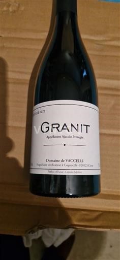 Korsika Ajaccio Domaine Vaccelli Granit 2022