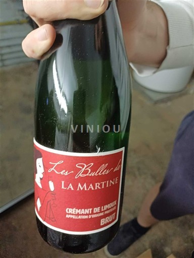 Languedoc Crémant de Limoux La Martine Les Bulles de La Martine Icke årgångsbetecknad