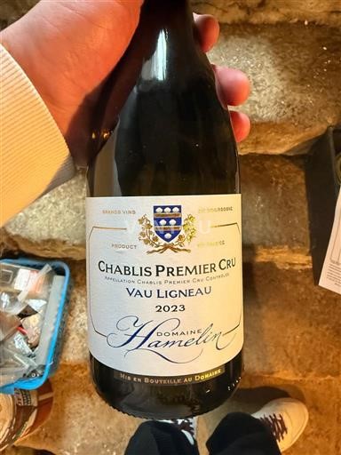 Borgoña Chablis Premier Cru Domaine Hamelin Vau Ligneau 2023